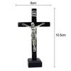 Catholic Wood Crucifix With Stand Vintage Religious Decoration Gift Catholic Jesus Cross  Church