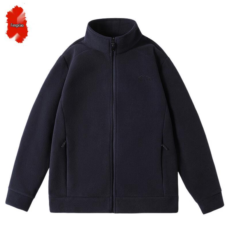 Men s Fleece Stand-Up Collar Jacket 2XL