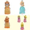 Lindo Peluche de la Princesa Super Mario Rosa Amarillo Azul 25cm Relleno Suave de Algodón PP