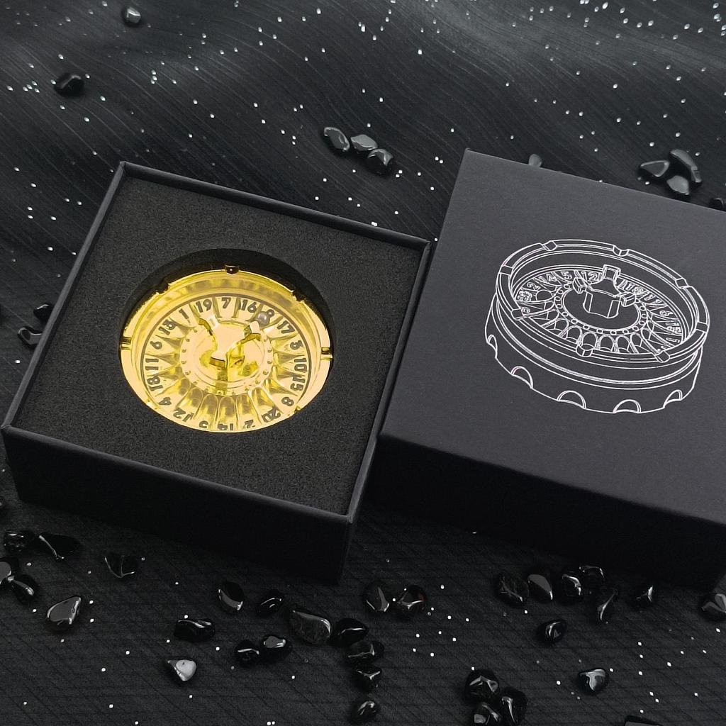 Rotating Metal D20 Dice Ball for DND Tabletop Games and Accessories