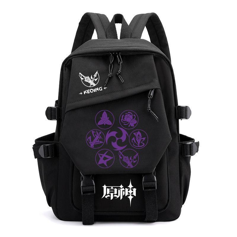 Genshin Impact Anime Cosplay Unisex Studenten Schooltas Rugzak Xiao Cartoon Boekentas Laptop Reizen Rugzak Buiten Kinderen Cadeaus