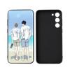 B-BJ A-Alex For Samsung Galaxy S25 S24 S23 Ultra S22 S21 Plus S20 Black Soft Silicone Protective Case