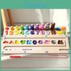 Wooden Magnetic Bead Maze Color Counting Classification Board Kid Puzzle Toy For Childrens Learning Toy