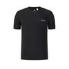 FILA Fitness T Shirts Men's Jet Black Crew Neck Straight Fit A51M621107FBK