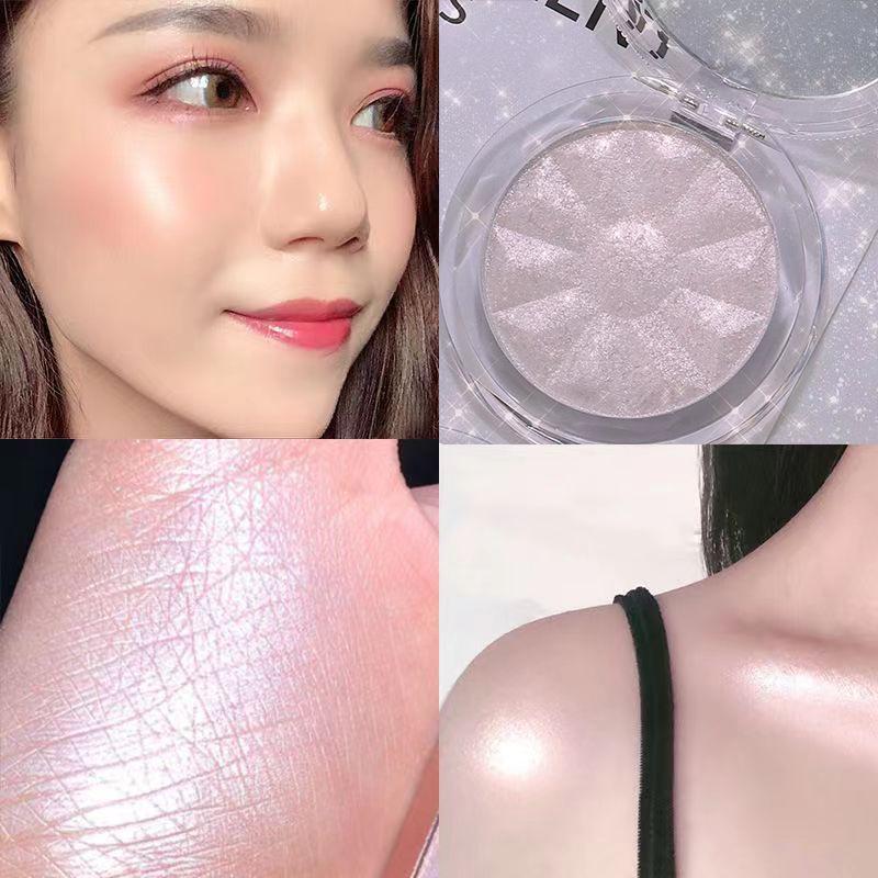 Helen Liren Diamond Highlighting Palette - Mashed Potato Shimmer for Brightened Skin and Contouring.