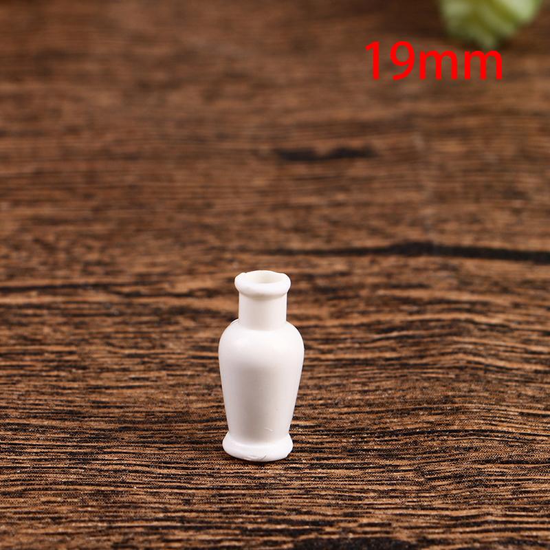 5PCS Mini Building Sand Table Model Mini Ceramic Flowerpot Simulation Vase Miniatures