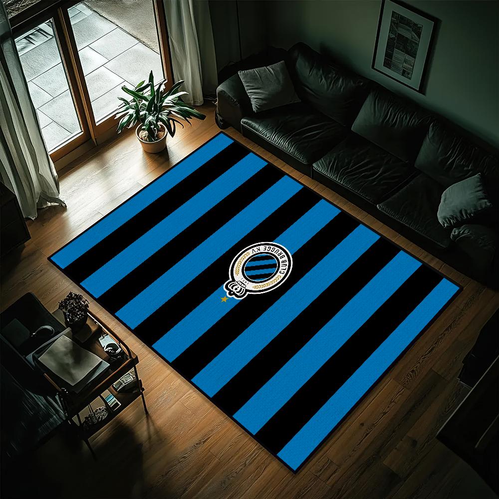 

Клуб Б-БрюггеС К-КВ Придверный коврик Входной Нескользящий Моющийся Кухонный ковер Ковер для гостиной Прихожей Украшение для ванной комнаты 50x80cm