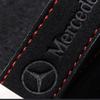 Suede Car Key Rings Man Women Keychains Holder for Mercedes Benz W205 W222 W210 W211 W124 W176 W203 W204 W212 CLA CLK GLC A200