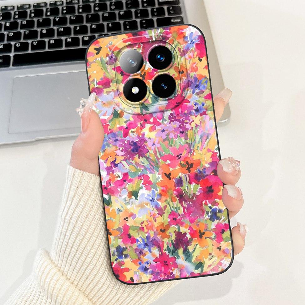For Redmi Note 14 Pro+ 5G Cover For Redmi Note 14 Pro Plus 5G Case Silicone Cute Cartoon Luxury Fashion Shockproof Bumper Funda
