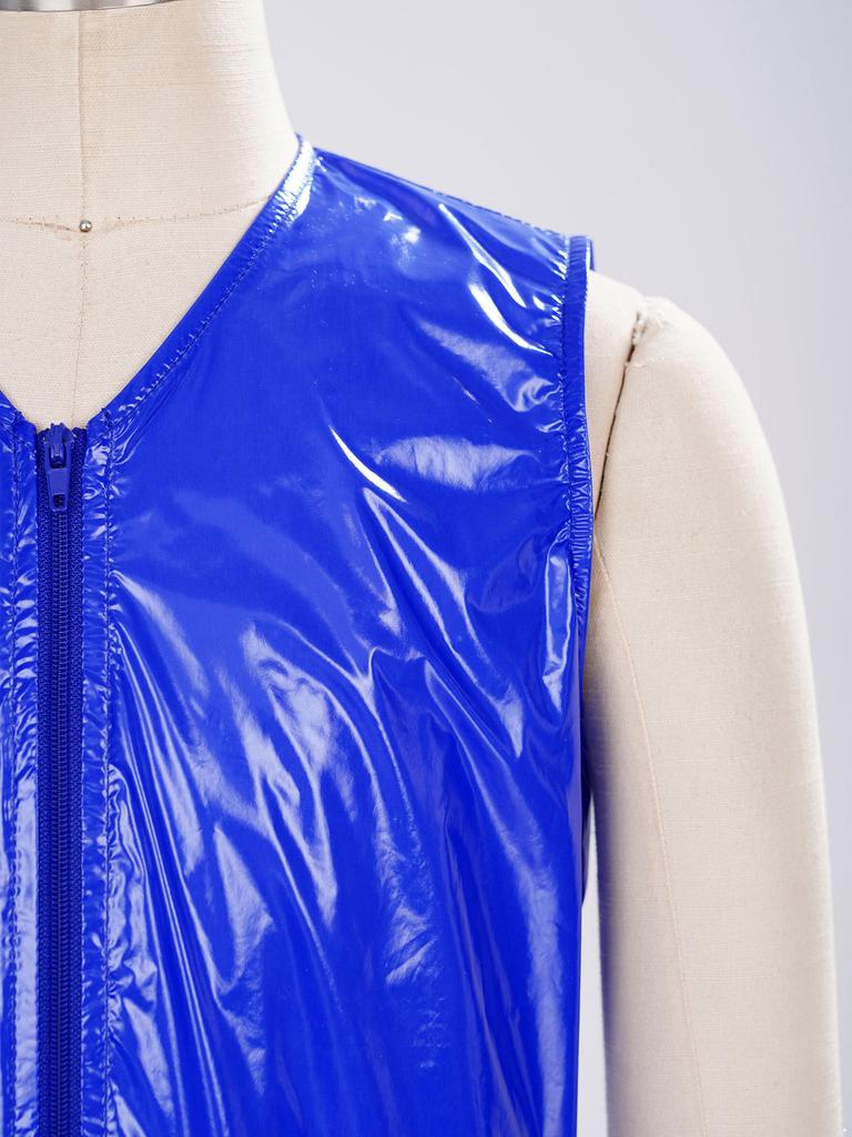 Kinder Jungen Mädchen Adaptiver Overall Wasserabweisende Windelüberzug Body Ärmellos Reißverschluss Elastische Beinöffnung Strampler für Pool Strand Schwimmen