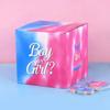 With Cards Boy or Girl Games Box Blessing Receiving Box Voting Card Box  Baby Shower Decor