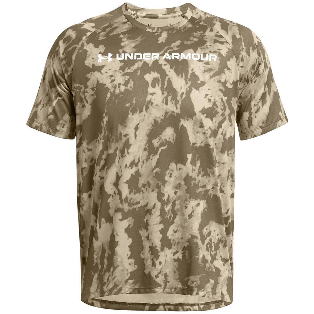 Under Armour Mens Camo Technical Regular T-Shirt