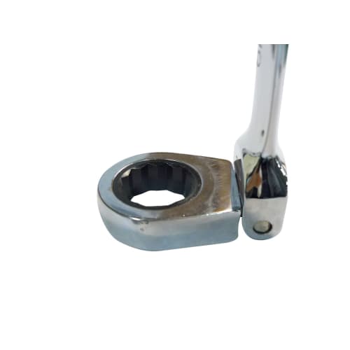 Sankyo Corporation Trad Swivel 72-point Combination Gear Wrench, Short, 17mm, TRG-17SF