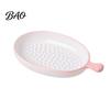 Herb And Spice Grinder Ceramic Garlic Grater Plate for Food Prep, Multifunctional Ginger Mincer Dish, Non Slip Masher Bowl Cheese Nutmeg Paste Maker