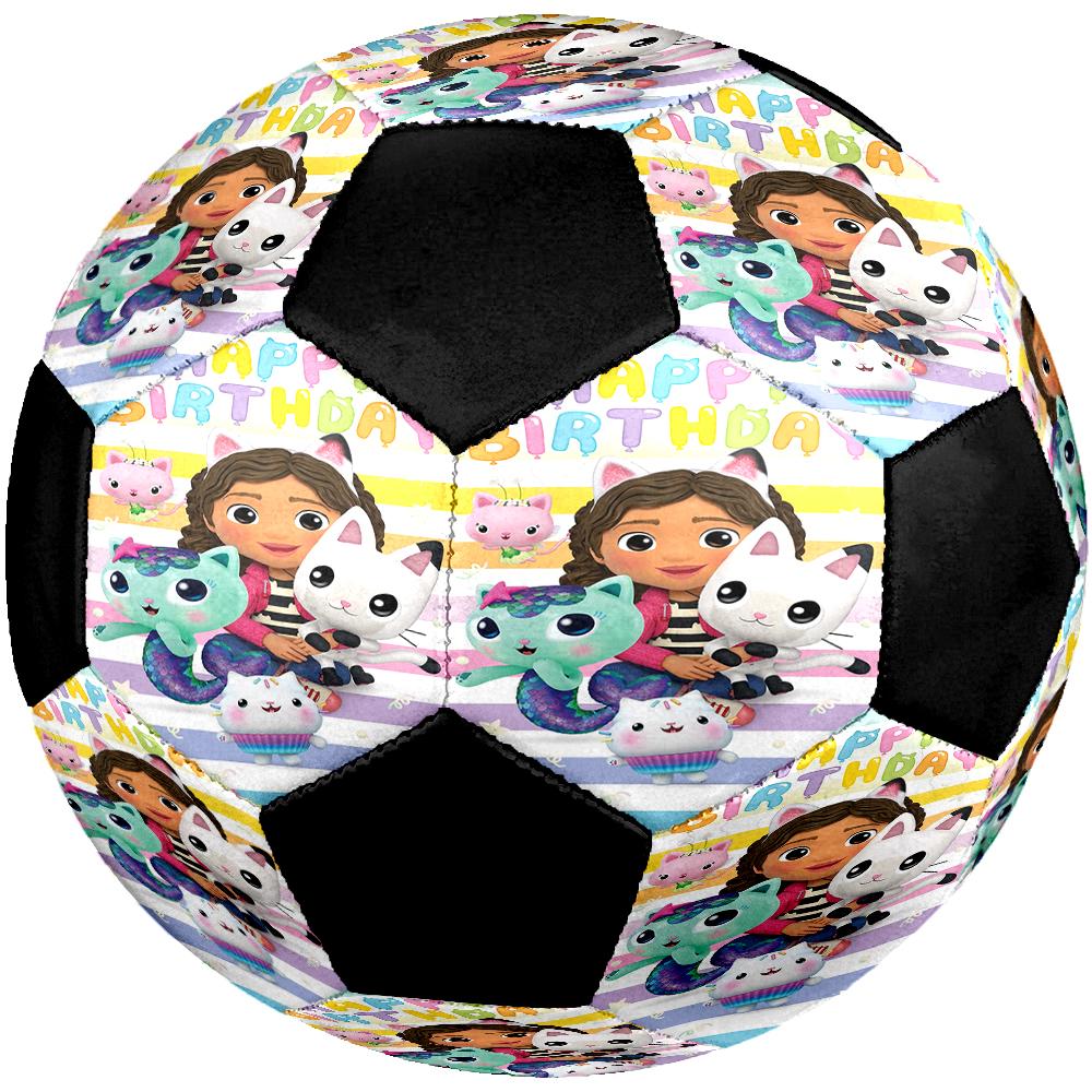 Balón de Fútbol Talla 5 Temático de La Casa de Muñecas de Gabby, Adecuado para Partidos Tanto en Interiores como en Exteriores, un Regalo Adecuado para Todos.