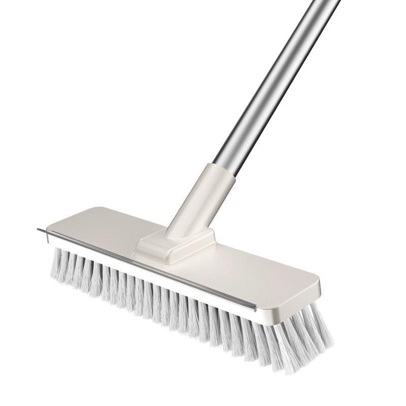 Long-Handled Stiff Bristle Bathroom and Tile Grout Scrub Brush