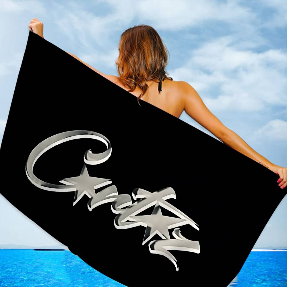 Hot Fashion C-Corteizs Microfiber Printed Beach Towel Mountain Climbing Yoga Beach Swimming Running Absorbent Soft Towel