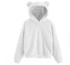2024 Fluffy Rabbit Ear Hooded Warm Autumn/Winter Sweater