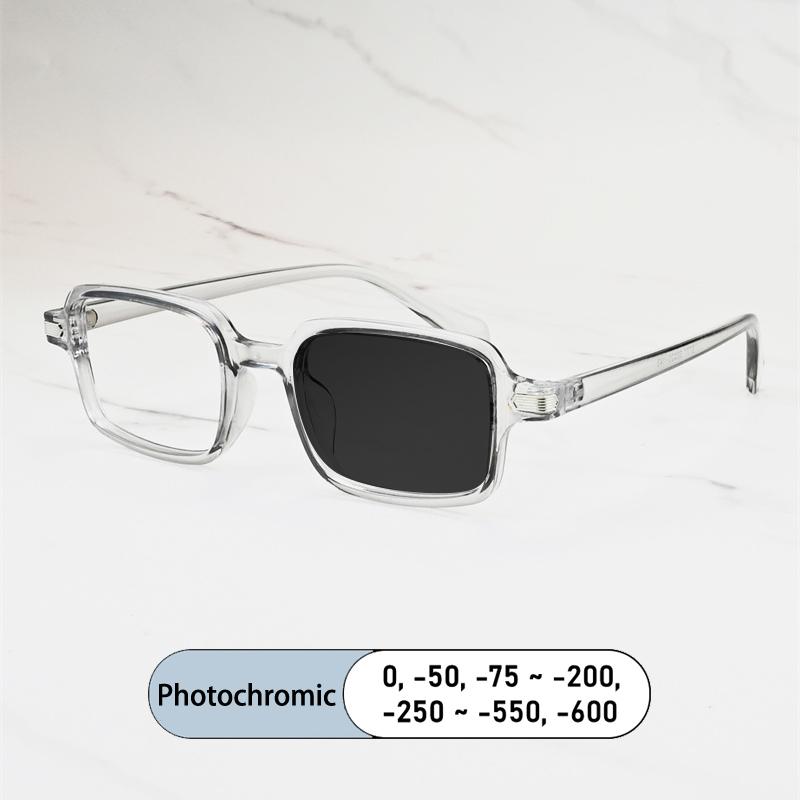 New Vintage Brand Design Square Narrow Men Frame Myopia Glasses Prescription Nearsight Anti Blue Light Women Near Sight Eyewear