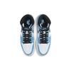 Air Jordan 1 Retro High OG University Blue Unisex-Sneaker Weiß Schwarz 555088-134