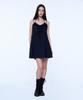 Instant Punk Eyelet Mini Dress - Black