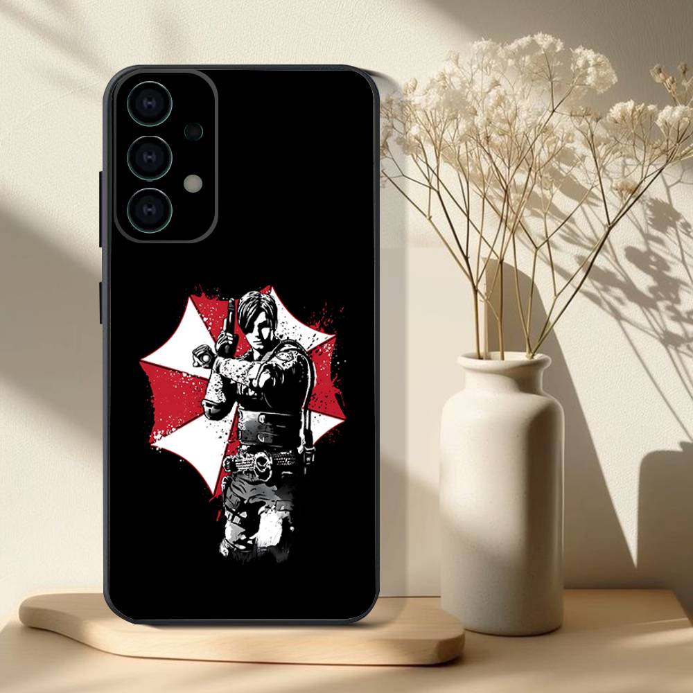 Game Resident Evil Video Phone Case For Samsung S 25,24,23,22,30,21,10,9,Ultra,Plus,Lite,FE,4,5G Black Soft Case