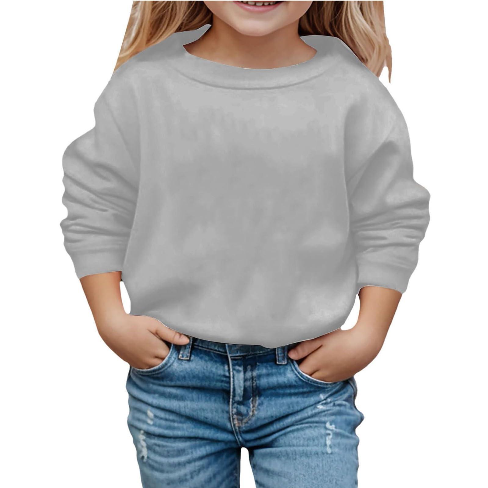 

Свитшоты для малышей, девочек и мальчиков, свитер с круглым вырезом и длинными рукавами, хлопковый однотонный свитер, рубашки 160