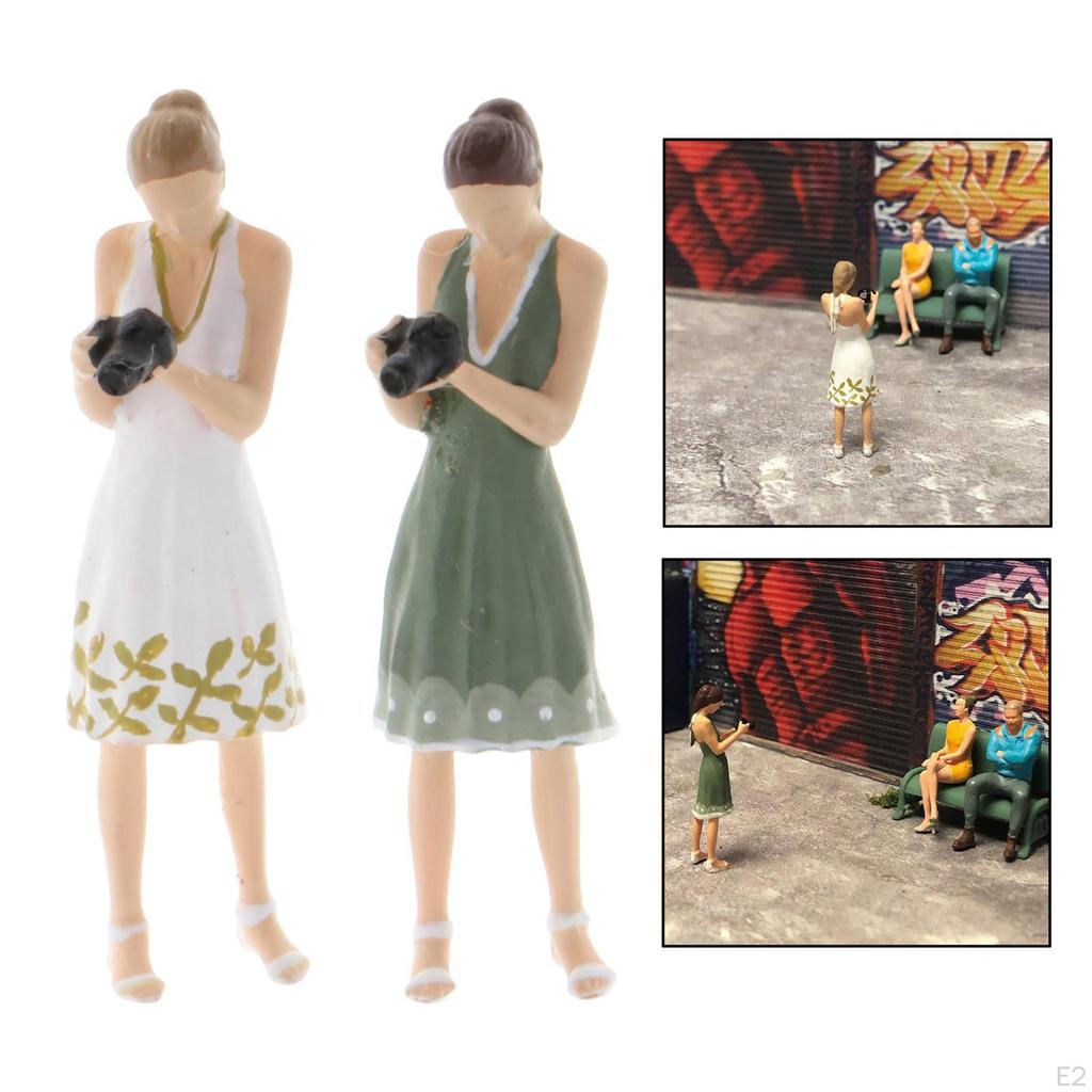 Model Trains Architectural 1:64 S Painted Figures People Railway Layout