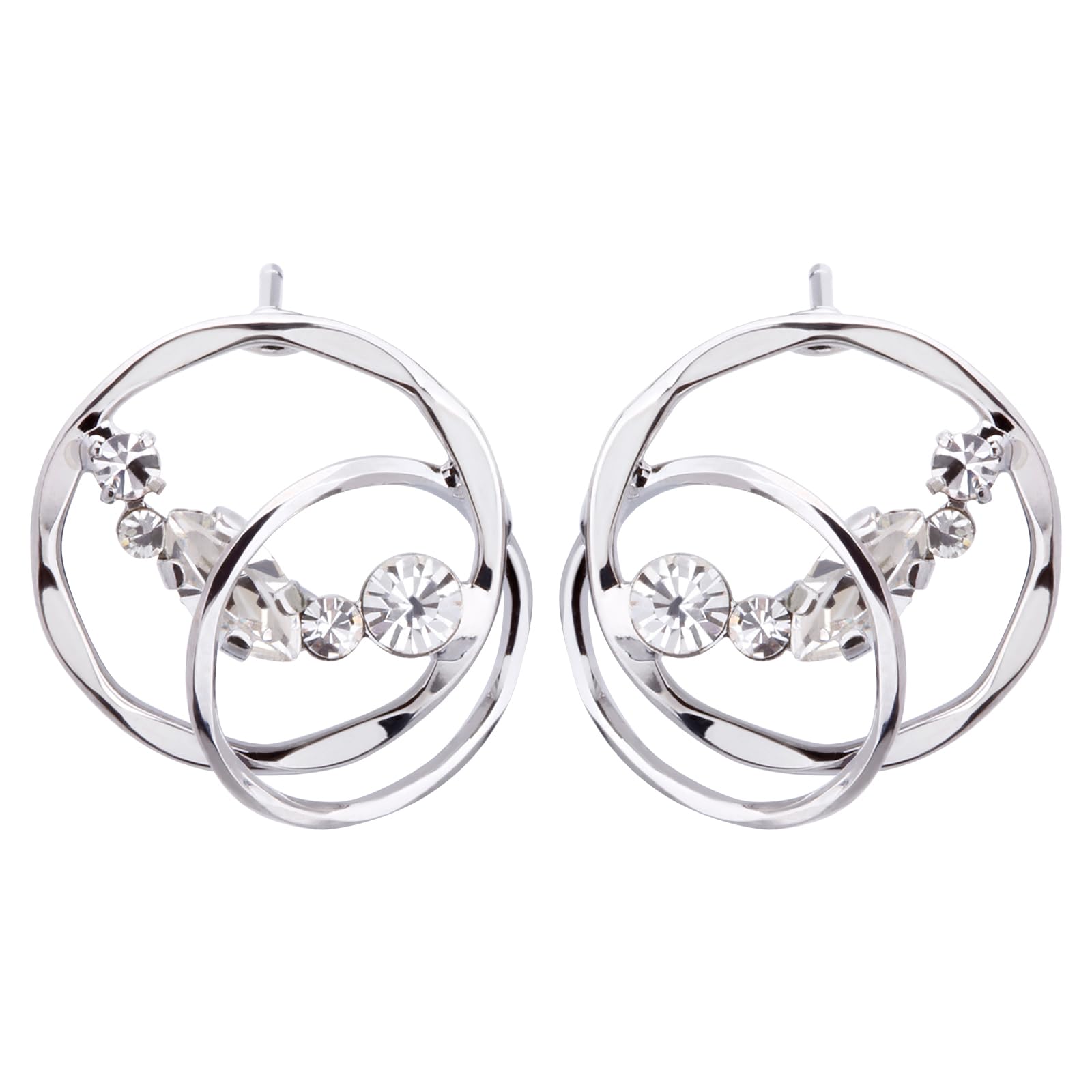 

Сережки LOKUMI Виготовлено в Японії Кристал Preciosa Гіпоалергенні Коло Біжутерія Біжутерія Сережки Великі Прості Популярні Пусети Без Нікелю Подарунок Жіночі