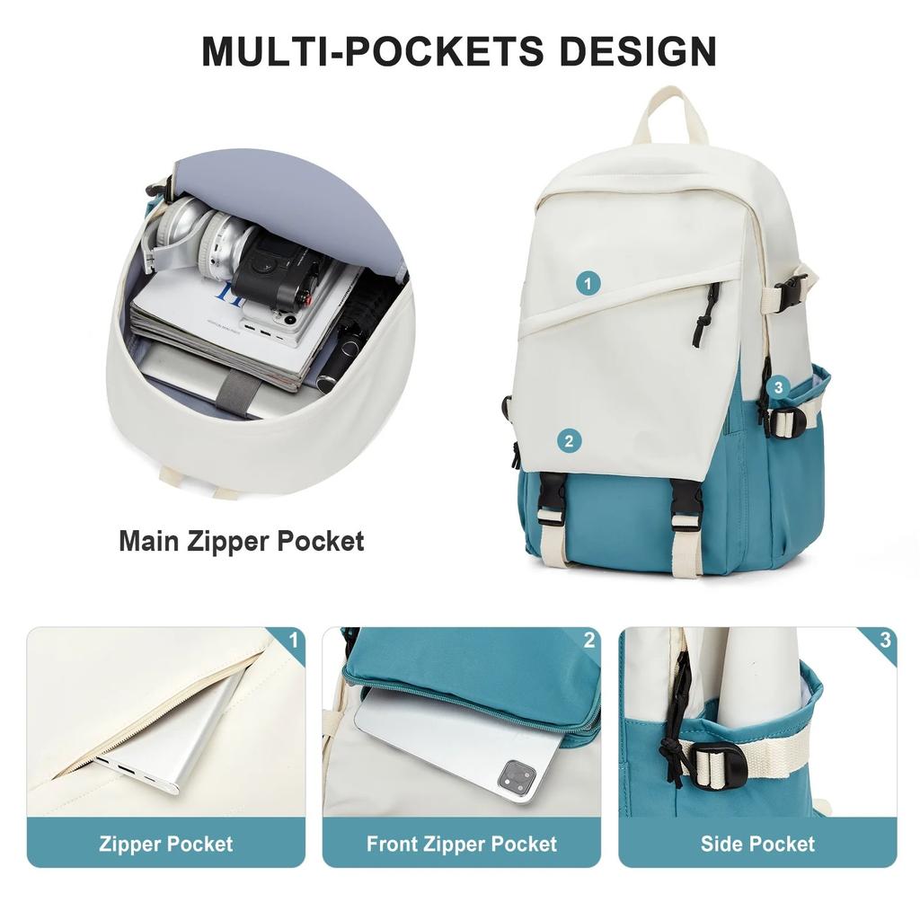 Casual Backpack Large Laptop Backpack Men And Women Waterproof Lightweight School Bag Travel Sports Backpack