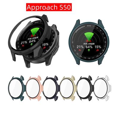 Hard Edge Shell For Garmin Approach S50 Protective Cover Tempered Film Protector Case For Garmin Approach S50 Accessories