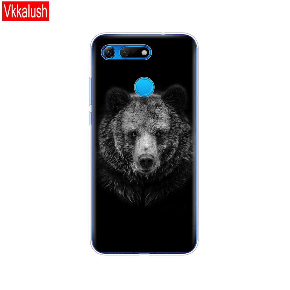 Silikonhülle für Huawei Honor View 20 V20 Hülle TPU Funda Weiche Silikonhülle für Honor V20 Capa Niedliches Tiermuster