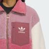 adidas Originals Colorblock Stand Collar Sports Jacket for Women - Layered Pink