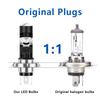 1 Peça H4 BA20D P15D Lâmpada de Farol de LED para Motocicleta Holofote 12V Luz de Cruzamento/Farol Alto Lâmpada de Nevoeiro Dupla Cor Branco Amarelo Acessório para Motos