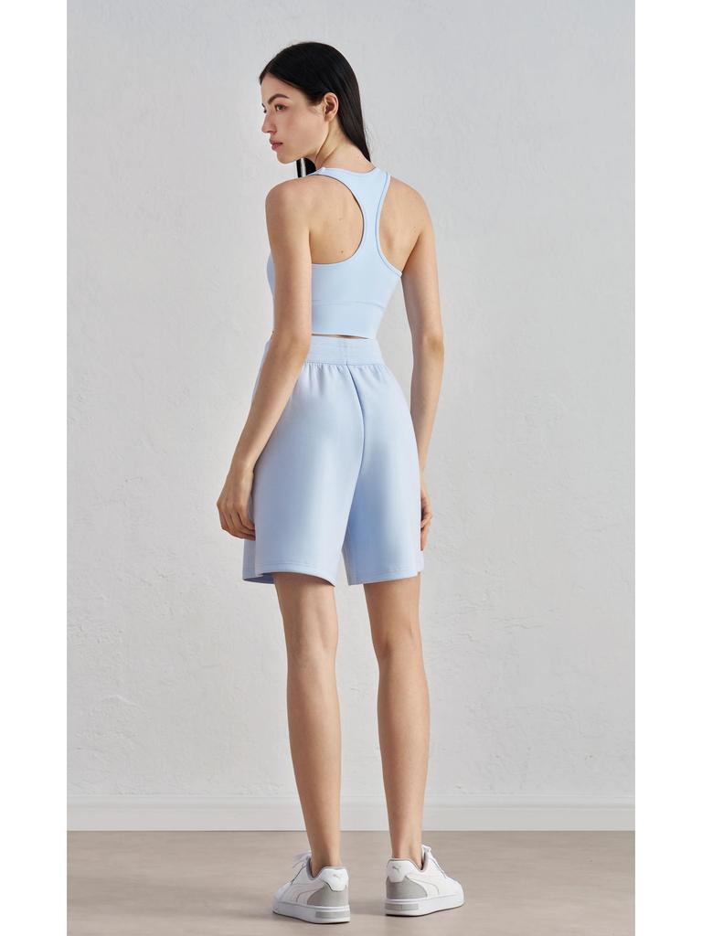 NU Racerback Sport-BH med Bröstinlägg - Yoga Fitness Topp