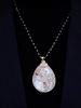 Women's Fashion Crystal Sweater Necklace with Flower Pendant - 2021 Versatile Charm Accessory