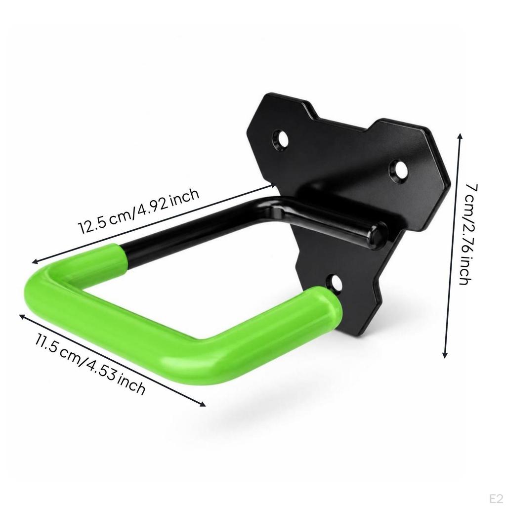Golf Bag Hook SpaceSaving Wall Mount HeavyDuty Organizer for Golfers, Garage, Utility Room