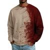 Men's Halloween Printed Neck Long Sleeve Sweatshirt for Casual Daily Wear