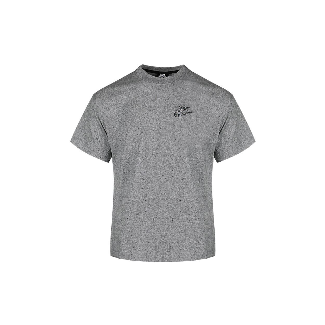 Nike Logo Round Neck Casual Sports Short Sleeve Gray Men s CU4510-902 S