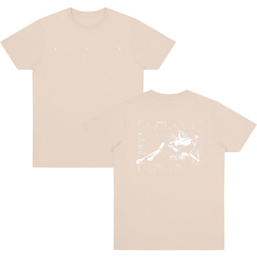 

Rosalía LUX Logo Tee Rosalia Berghain Album T Shirts Men Women Fashion Retro Short Sleeve Top Summer Casual O-neck Clothing XXL