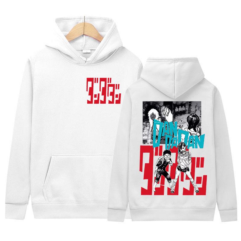 Japanese Anime Dandadan Okarun Graphic Hoody Mens Women Gothic High Street Pullover Sweatshirts Vintage Oversized Fleece Hoodies
