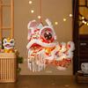 DIY Material Package New Year Lion Dance Lantern Waterproof Festival Atmosphere Ancient New Year Lantern with Tassel