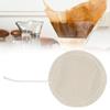 10 st Livsmedelsgodkänd Nylon Sifonduk Kaffefilter Rund Tygfilter för Kaffedroppare