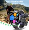 New Smart Watch Headset Two In One Wireless Bluetooth Dual Earbuds Call Health Monitor Sport Tracker Smartwatch For Men IOS