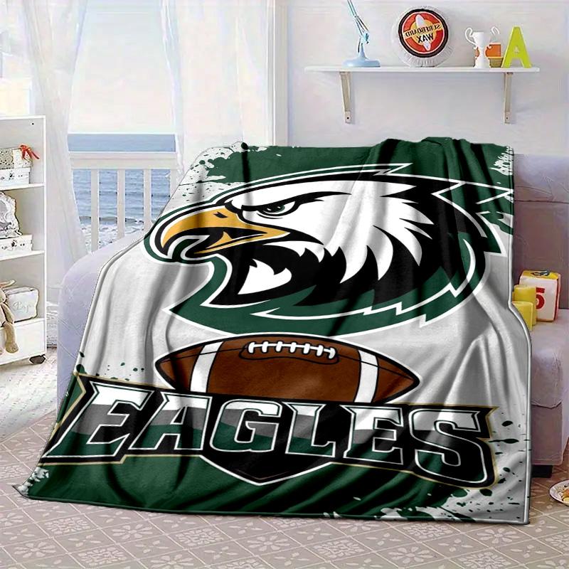 Philadelphia Eagles Portable Blanket/Soft Blanket Bedding Blanket Suitable for Travel Camping Living Rooms Offices Sofas Fan Gifts