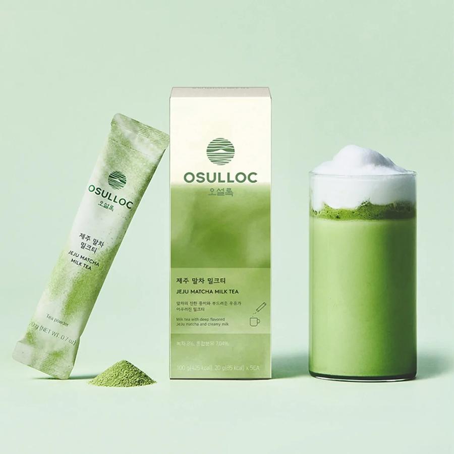 OSULLOC Jeju Matcha Milk Tea 5ea*2box Milk Tea 5ea*2box