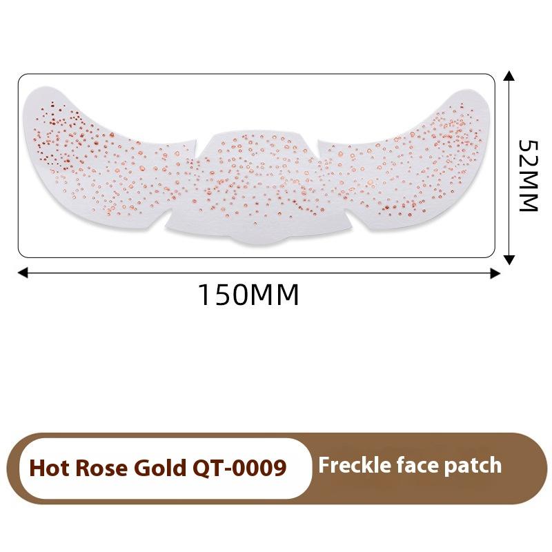 Heißes Roségold Sommersprossen Temporäre Tattoo Aufkleber Heißprägung Sommersprossen Make-up Patches Gesichts-Make-up