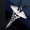 Silver Wing Pendant Necklace For Men And Women, European And American Personalized Creative Versatile Accessory Gift