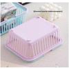 5Pc Macaron Color Mini Storage Baskets With Handle Desktop Bathroom Cosmetics Fruit Stationery Organizer