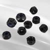 Black Nylon Hex Nuts Nylon Hexagonal Nut High Quality Hex Nuts Assortment Kit  Car Repair